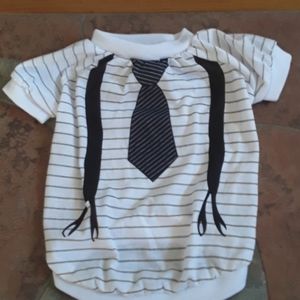 Great Choice Tie Suspender Dog Tee